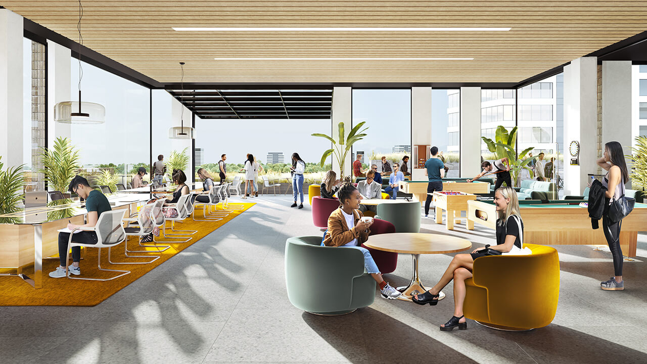 Interior rendering of 6300 Merriweather.