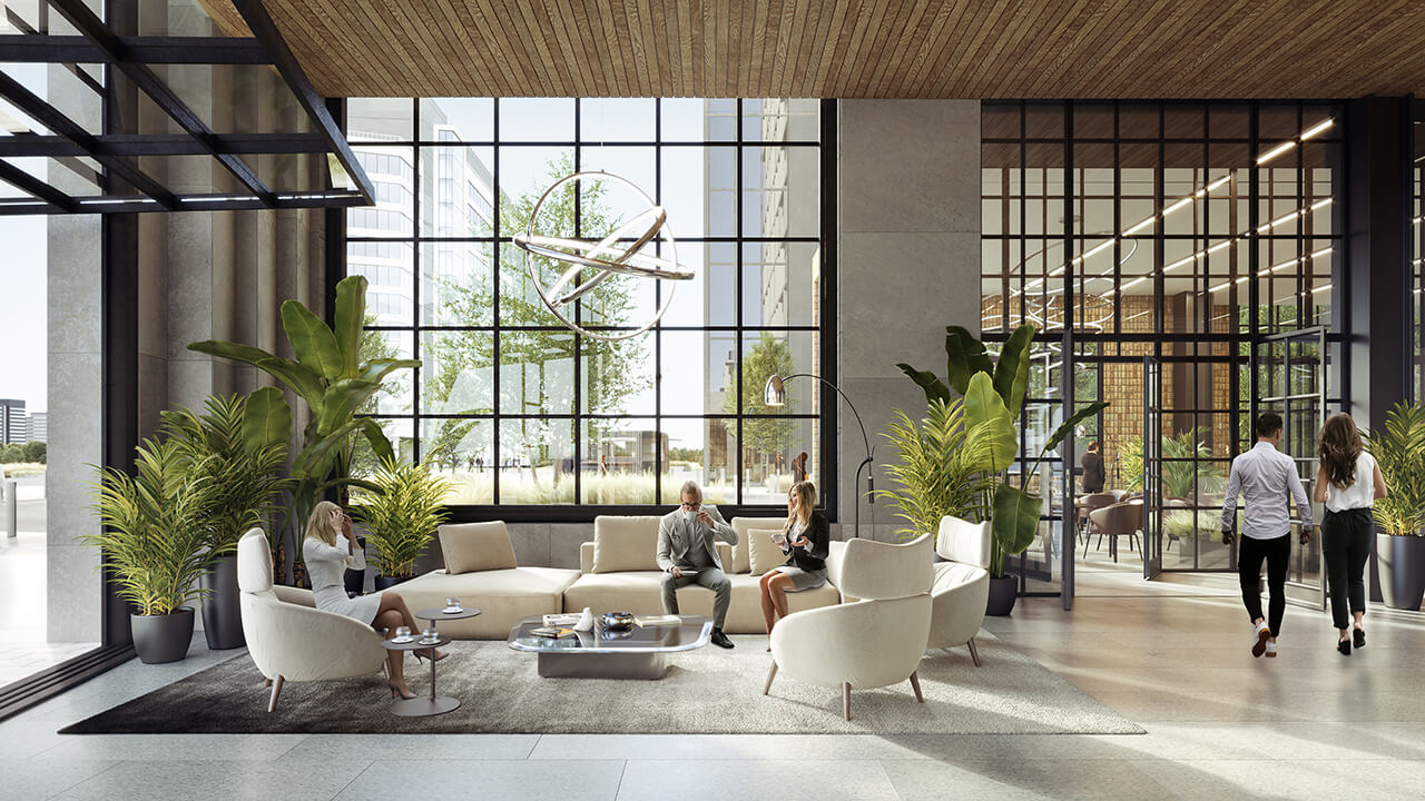 Interior rendering of 6300 Merriweather.