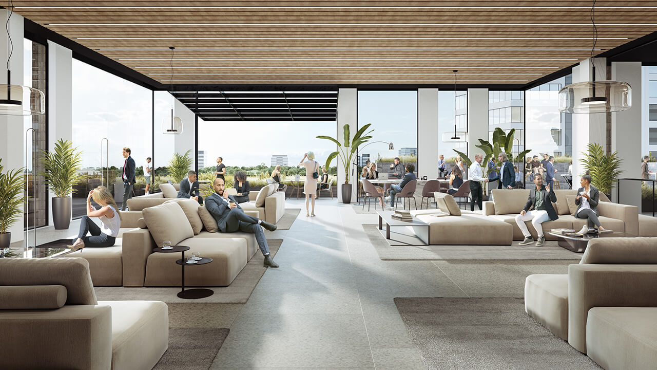 Interior rendering of 6300 Merriweather.