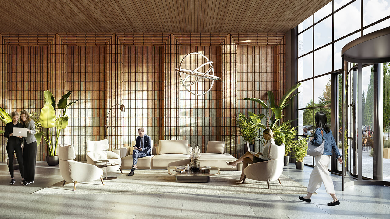 Interior rendering of 6300 Merriweather.